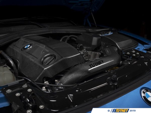 Turner Motorsport F30 F87 N55 Turner Motorsport Carbon Fiber Engine Cover - Gloss 023741tms04