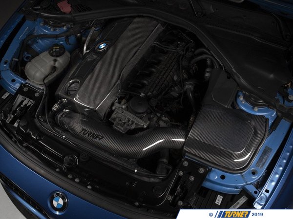 Turner Motorsport F30 F87 N55 Turner Motorsport Carbon Fiber Engine Cover - Gloss 023741tms04