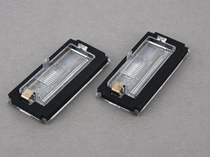 Genuine MINI Rear License Plate Light Lens - Set Of 2