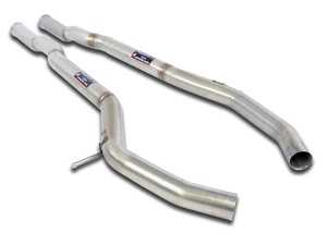 MERCEDES C217 S 500 / S 550 4.7i V8 Bi-Turbo (M278 - 455 Hp) 2014 -> 2017 (with valve) Centre pipes kit Right - Left(Deletes OEM centre exhaust)