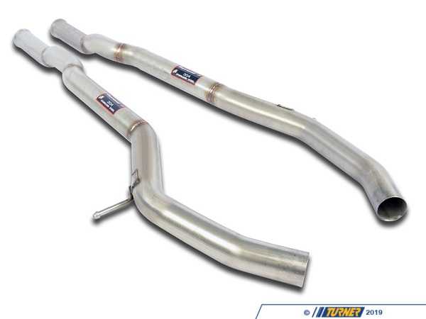 Supersprint MERCEDES C217 S 500 / S 550 4.7i V8 Bi-Turbo (M278 - 455 Hp) 2014 -> 2017 (with valve) Centre pipes kit Right - Left(Deletes OEM centre exhaust) 723213