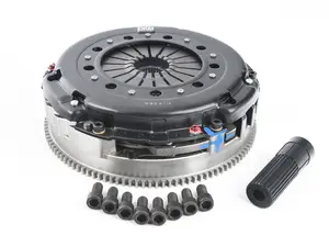 DKM Stage 3 Performance Twin Disc Clutch Kit w/ 6-Bolt Single Mass Flywheel - E60 E82/88 E9X Z4 N54 (02/2009-2010)