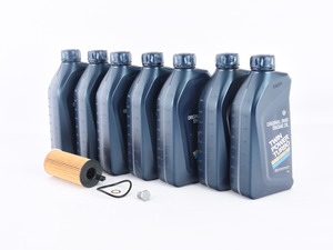 Genuine BMW- LL-12 0w-30 Engine Oil Change Kit/Inspection I - N57 F10 535d, F15 X5 35d, F02 740Ld