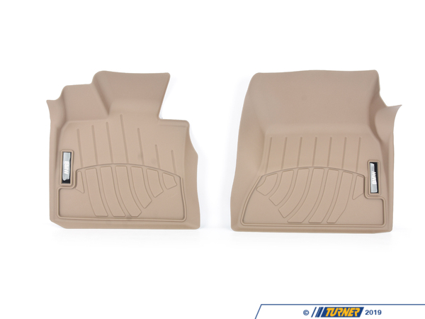 Genuine BMW Genuine BMW Front All-Weather Floor Liners - Beige - F15 82112285516