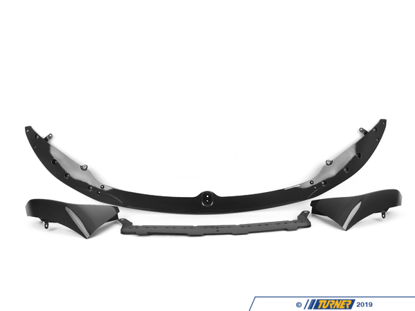 Genuine BMW M Performance BMW M Performance Carbon Fiber Splitter And Carbon Fiber Lip Set - Gloss - F80/82/83 51192350712KT