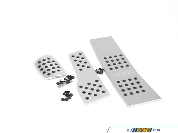 Rennline MINI F5X Rennline 3-Piece Pedal Set - Silver P716296SILVER
