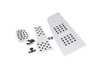 Rennline Rennline 3-Piece Silver Pedal Set - E60 E61 E63 E64 Z4 Automatic/SMG Transmission P716255SILVER View 1