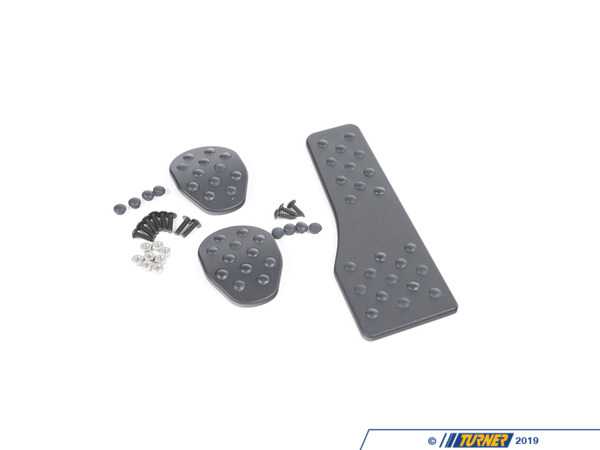 Rennline Rennline Black 3 Piece Pedal Set - E30 E31 E34 E36 E39 E46 E53 E60 E63 E64 E8x E9x F06 F10 F12 F22 F23 F3x F8x Z3 Z4 P7160BLACK