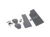 Rennline Rennline 4-Piece Pedal Set - Black P716097BLACK View 1