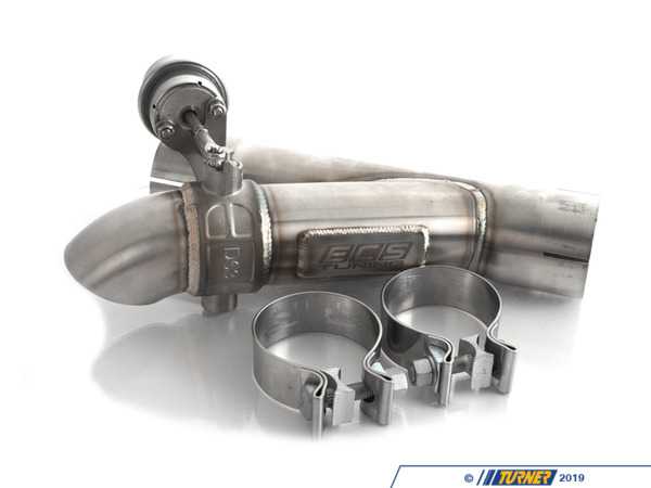 ECS 65mm Exhaust Cutout - Right-hand Exit 020923ECS04A-01