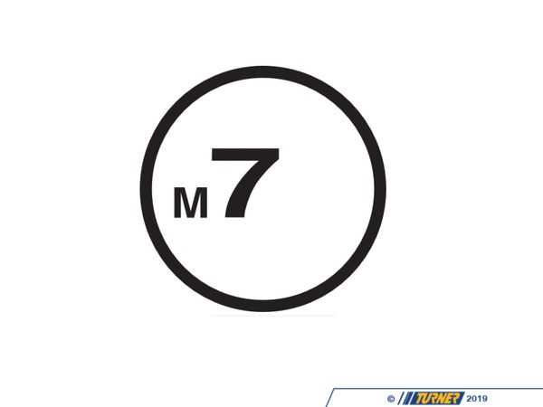 M7 Speed MINI M7 Speed Large 22" Decals | White | Set Of 2 92-9003