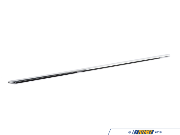 Genuine BMW Genuine BMW Outer Weatherstrip, Left Chrom - 51227010547 - E65 51227010547