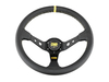 OMP OMP Corsica Steering Wheel - 350mm | Black/Yellow Leather OD/1956 View 1