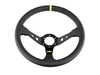 OMP OMP Corsica Steering Wheel - 350mm | Black/Yellow Leather OD/1956 View 2