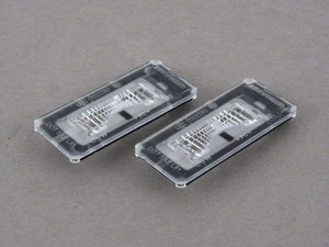 Genuine MINI Rear License Plate Light Lens - Set Of 2 R56 R57 r58 r59