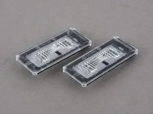 Genuine MINI Rear License Plate Light Lens - Set Of 2 R56 R57 r58 r59