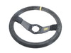 OMP OMP Rally Steering Wheel - 350mm | Black/Yellow Suede OD/1951 View 3