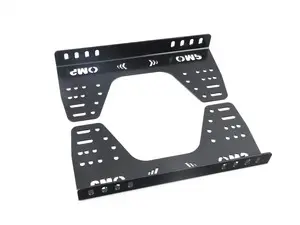 OMP Steel low brackets - 16 holes | Black