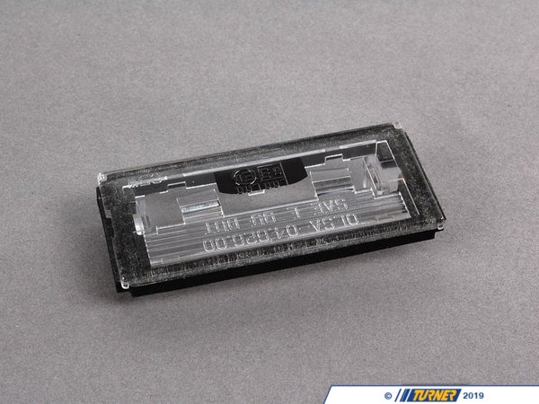 Genuine BMW License Plate Light Lens - E46 Convertible 2000-2003 51138244336