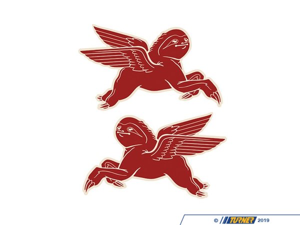 Never Done Never Done Pegasloth Sticker Pair - 3 Inch PEGASLOTH4IN