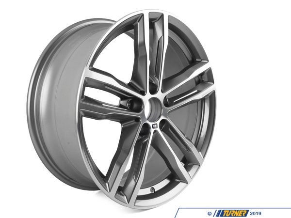 Genuine BMW 704 BMW Light Alloy Wheel M Double Spoke 704-19" - F30, F31, F32, F33, F36 36118043650