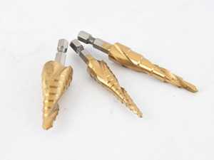 3-Piece Spiral Step Drill Bit Sets
