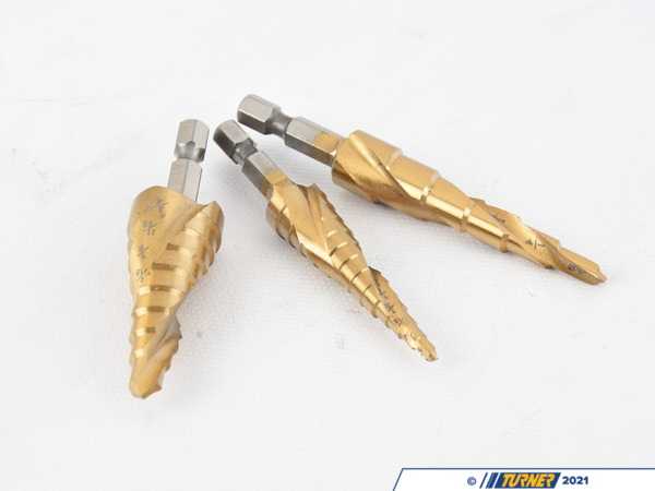 OEM Tools 3-Piece Spiral Step Drill Bit Sets OEM24372