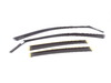 WeatherTech Front & Rear Side Window Deflectors - Dark Smoke - F10 82540 View 1