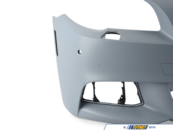 Genuine BMW Front Bumper Cover - Primed - M Side View - F10 51118058998KT