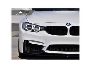 Carbon Fiber Performance Style Front Splitters - AutoTecknic