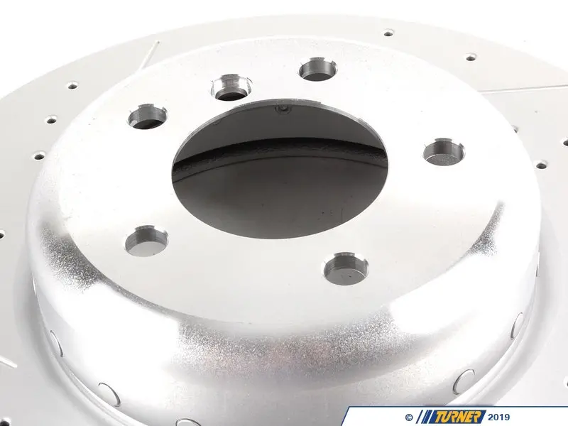 Brakenetic Sport Drilled & Slotted Brake Rotors – Front & Rear Set – 30.44184.11 – Zinc Plated