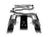 Armytrix ARMYTRIX Stainless Steel Valvetronic Catback Exhaust System - Quad Matte Black Tips - BMW F10 535i BMF13-QS17M View 1