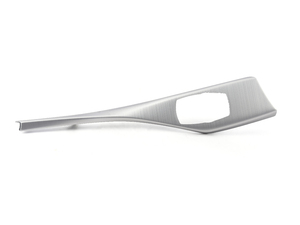 Center Console Cover - Brushed Aluminum - F22