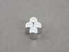 APR APR Valve Stem Caps - Set Of 4 - Silver MS100178 View 1