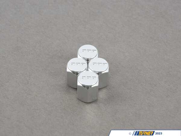 APR APR Valve Stem Caps - Set Of 4 - Silver MS100178