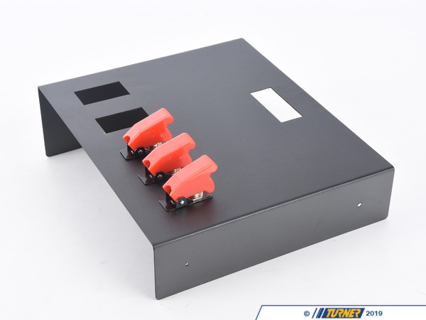 MKAH Motorsports Console Panel With Window & Toggle Cutouts - E36 3 Series E36-CC-2W-E-3TS