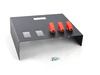 MKAH Motorsports Console Panel With Window & Toggle Cutouts - E36 3 Series E36-CC-2W-E-3TS View 3