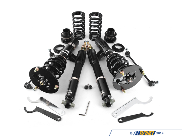 BC Racing BC Racing BR Series Extreme Low Coilovers - 3-Bolt Top Mounts - BMW F30 320i 328d 328i 330i 335i 340i I-29E-BR