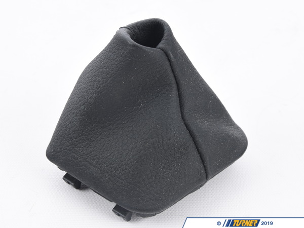 Genuine BMW Genuine BMW Leather Gear Lever Cover Smg/Schwarz - 25127507082 - E46 25127507082