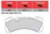 Hawk Brembo Calipers Monobloc N, J - Street Brake Pad Set - Hawk HPS TMS16496 View 2