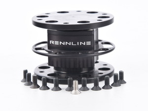 Rennline Steering Wheel Quick Disconnect - Black