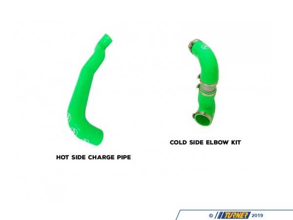 M7 Speed MINI Cooper N14 N18 High Flow Hot Side & Cold Side Pipes - Green 56-330304