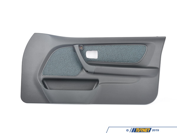 Genuine BMW Door Trim Panel - Front Right - Black/Mint - E36 51412277102