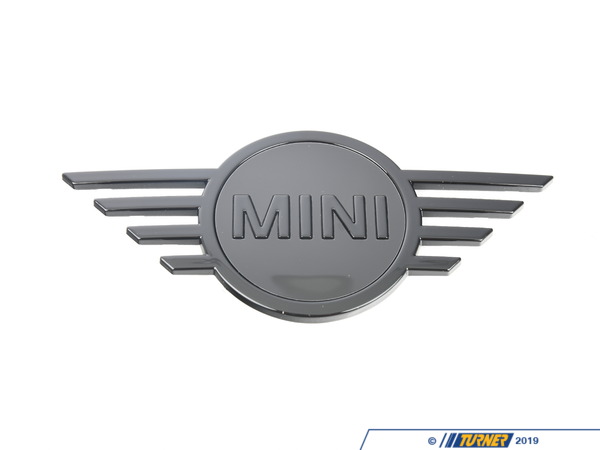 Genuine MINI Genuine MINI Hood Emblem Piano Black "Black Line" - Newer Design F54 51142465239