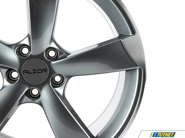 Alzor 19" Alzor Style 628 "Ready-To-Roll" Wheel & Tire Package for B8/B8.5 A4 - w/ Advanta HPZ-02 Tires 628-9AV25535B8A4