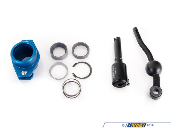 Enthusiast Bundles F22 / F3X 6-Speed Weighted Shift Knob AND Polyurethane Shifter Arm Bushing With Turner Double Adjustable Short Shift Kit 013263TMS012EBKT