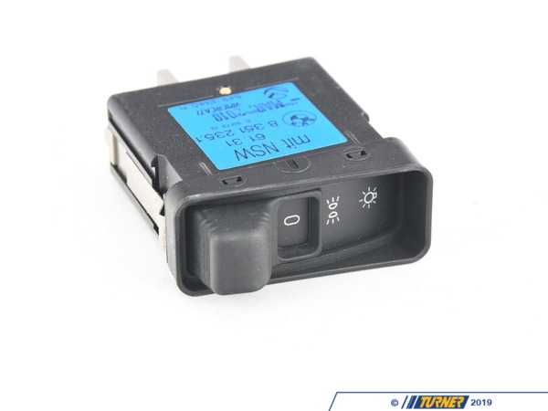 Genuine BMW LIGHT SWITCH 61318351235