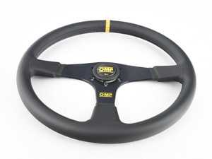 OMP Velocita 380 Steering Wheel - Flat 380mm | Black leather