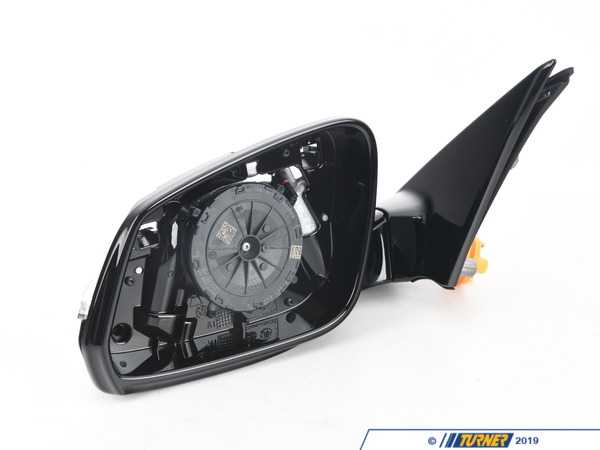 Genuine BMW Heated Mirror Without Glass - Left -Shadow-Line - F10 51167350687