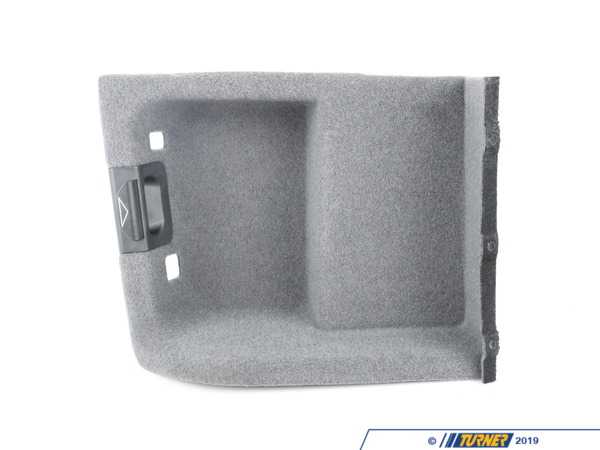 Genuine BMW Genuine BMW Rear Left Trunk Trim Graphit - 51472497189 - E39 M5 51472497189